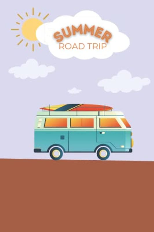 Summer Road Trip: Reisetagebuch A5 - Reisebuch zum Selbstgestalten 120 Seiten - Reise Geschenk - Reisejournal / Reisebegleiter