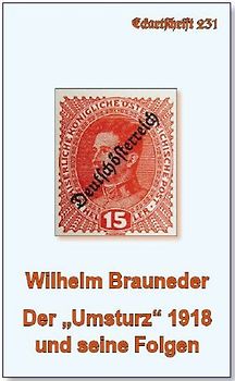 Der "Umsturz" 1918 und seine Folgen