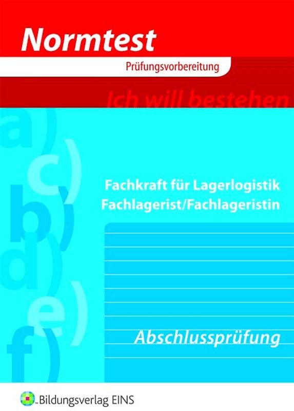 Normtest / Normtest Fachkraft für Lagerlogistik, Fachlagerist/Fachlageristin