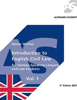 Introduction to English Civil Law Volume 1