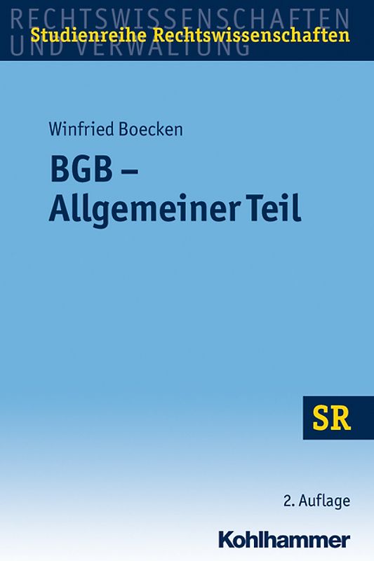 BGB - Allgemeiner Teil