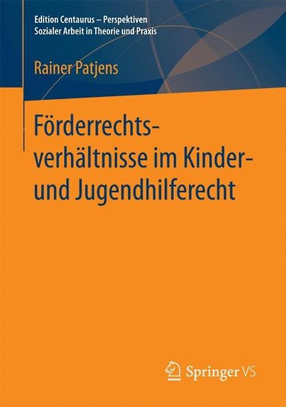 Förderrechtsverhältnisse im Kinder- und Jugendhilferecht