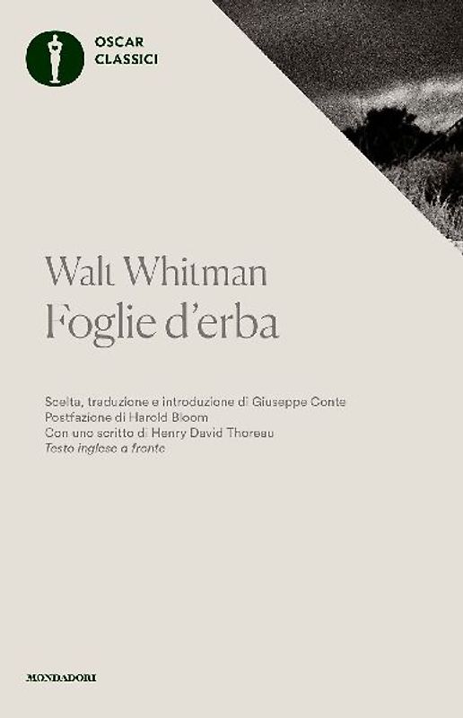 Foglie d'erba. Testo inglese a fronte