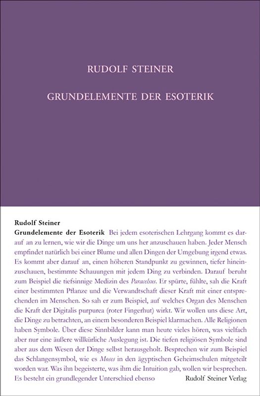 Grundelemente der Esoterik