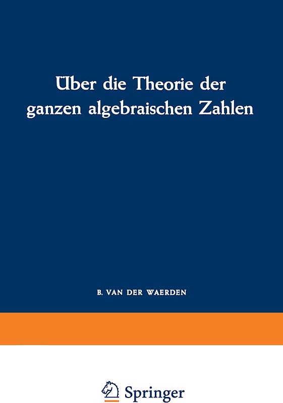 Über die Theorie der ganzen algebraischen Zahlen