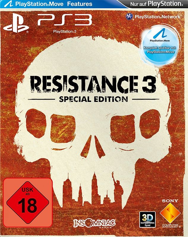 Resistance 3 [Special Edition, Steelbook] PlayStation 3