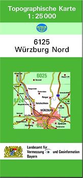 TK25 6125 Würzburg Nord