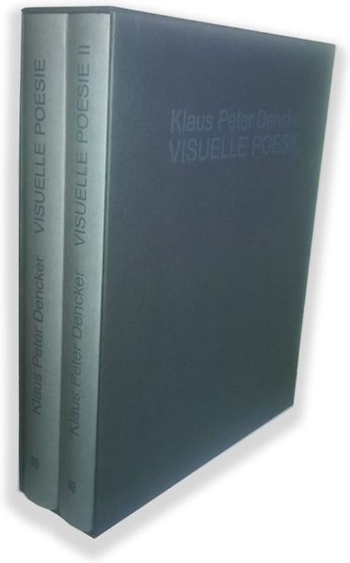 Klaus Peter Dencker – Visuelle Poesie [Bände I & II im Schuber]