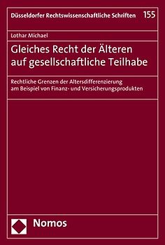 Gleiches Recht der Älteren auf gesellschaftliche Teilhabe