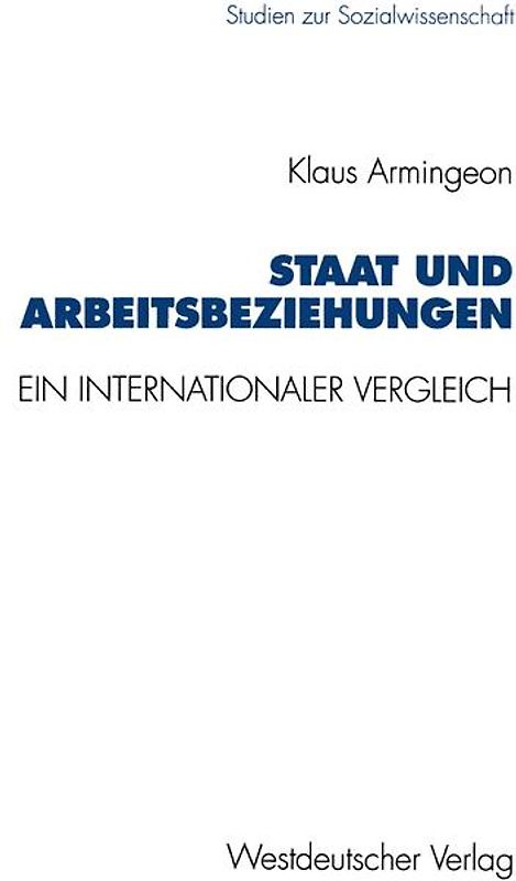 Staat und Arbeitsbeziehungen