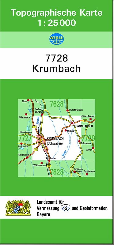 TK25 7728 Krumbach (Schwaben)