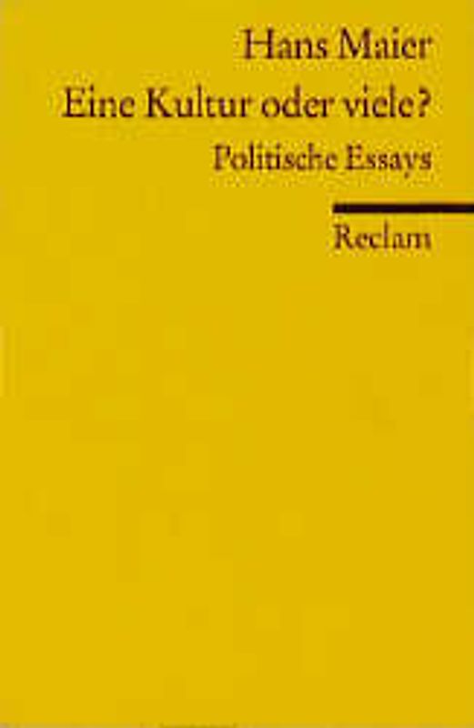 Eine Kultur oder viele?