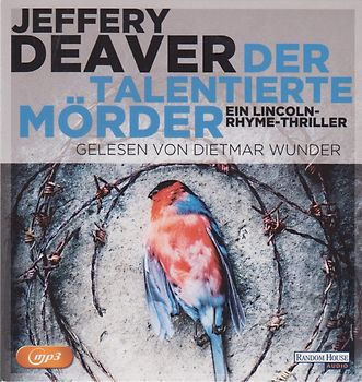 Der talentierte Mörder - Jeffery Deaver [mp3 CD]