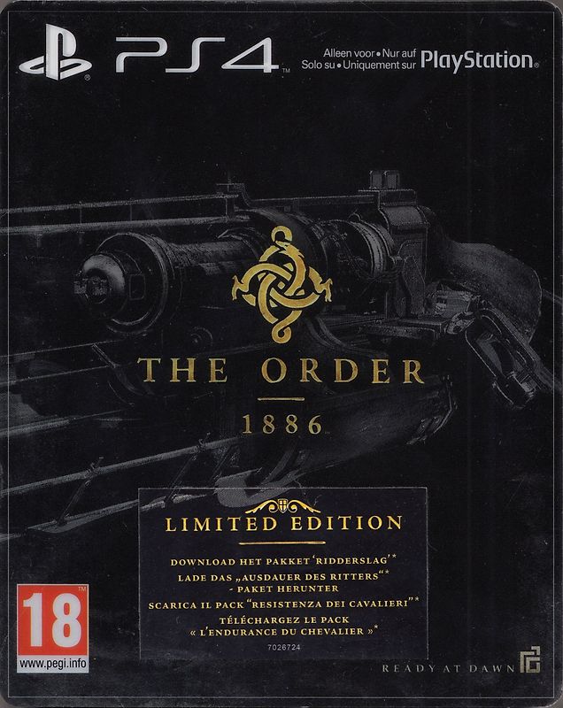 The Order: 1886 [Limited Edition, Steelbook, NL Import] PlayStation 4