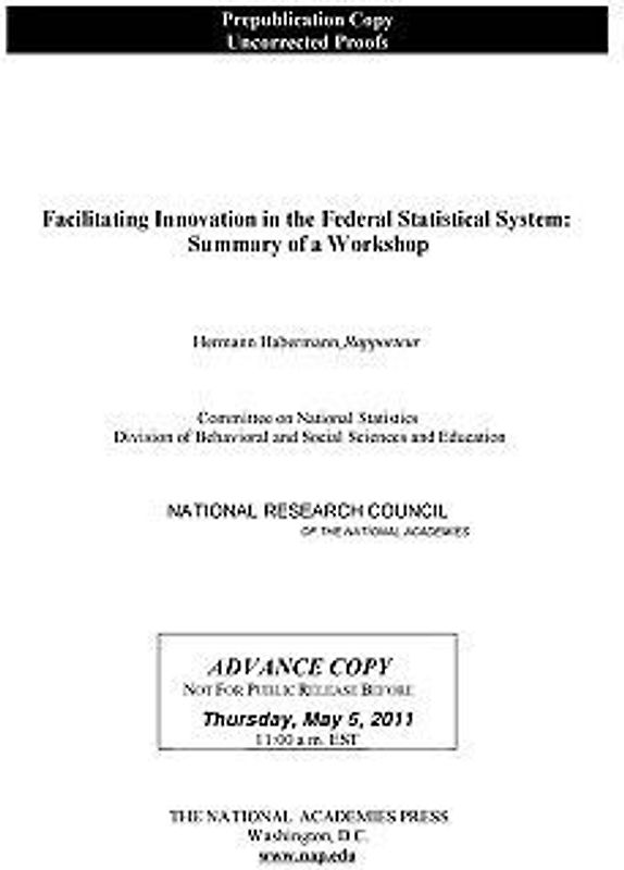 Facilitating Innovation in the Federal Statistical System