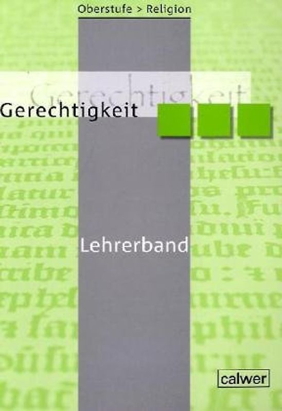 Oberstufe Religion - Gerechtigkeit