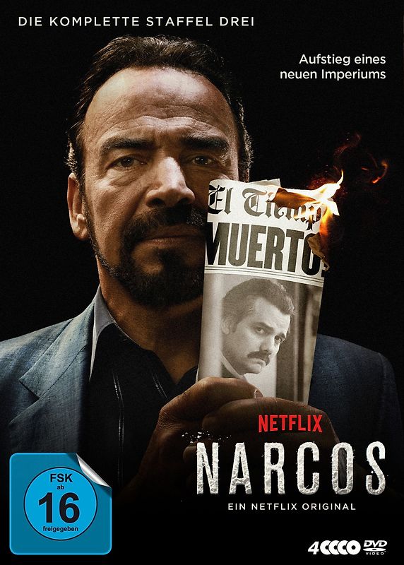Narcos - Die komplette Staffel Drei [4 DVDs] DVD