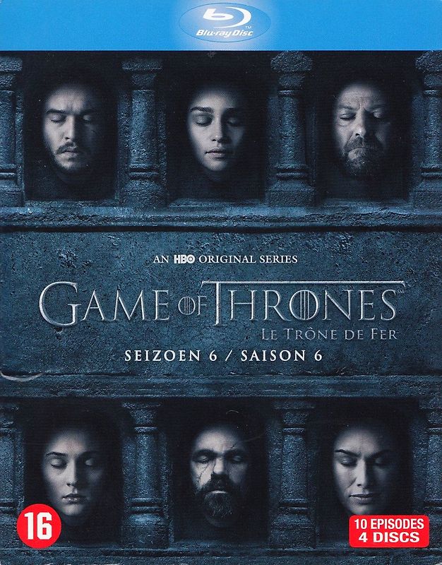Game of Thrones: Le Trone de Fer - Seizoen 6 / Saison 6 [4 Discs, NL Import] Blu-ray Disc