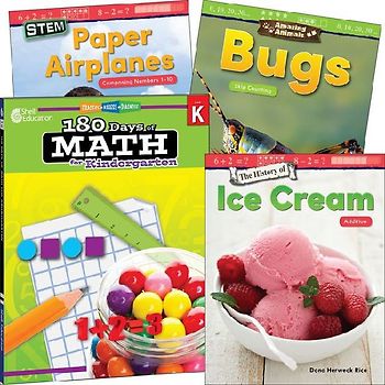 Learn-At-Home: Explore Math Bundle Grade K: 4-Book Set