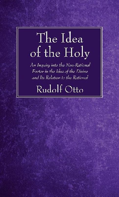 The Idea of the Holy