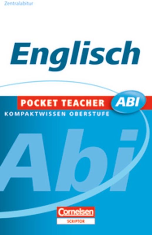 Pocket Teacher Abi. Sekundarstufe II - Neubearbeitung / Englisch