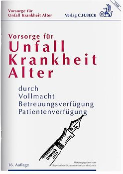 Vorsorge für Unfall, Krankheit, Alter