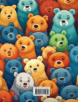 Los ositos más lindos - Libro de colorear para niños - Escenas creativas y divertidas de risueños osos