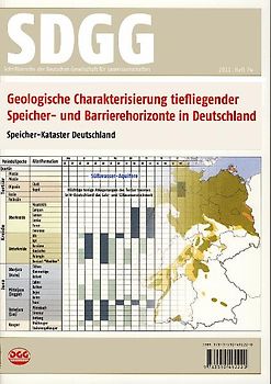 Geologische Charakterisierung tiefliegender Speicher- und Barrierehorizonte in Deutschland - Speicher-Kataster Deutschland