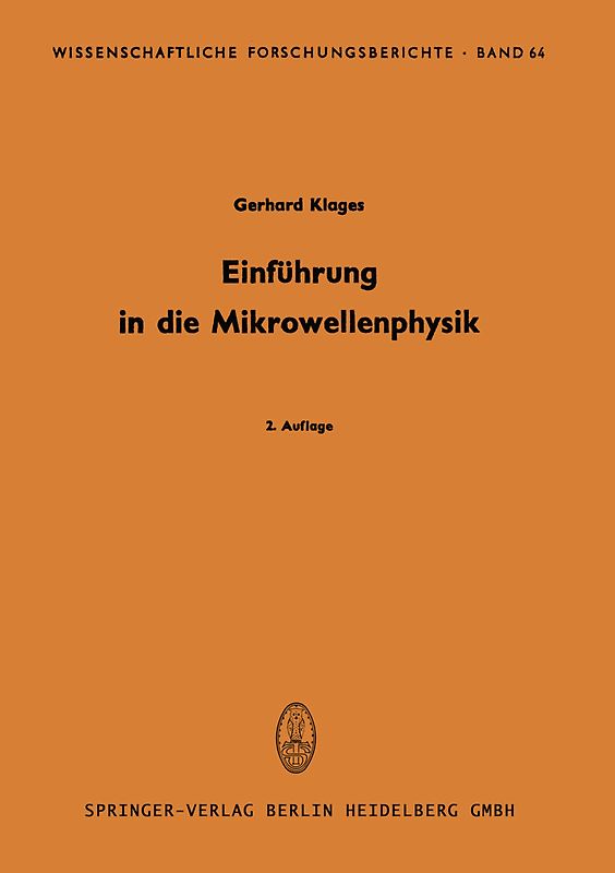 Einführung in die Mikrowellenphysik