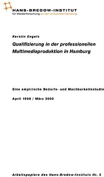 Qualifizierung in der professionellen Multimediaproduktion in Hamburg