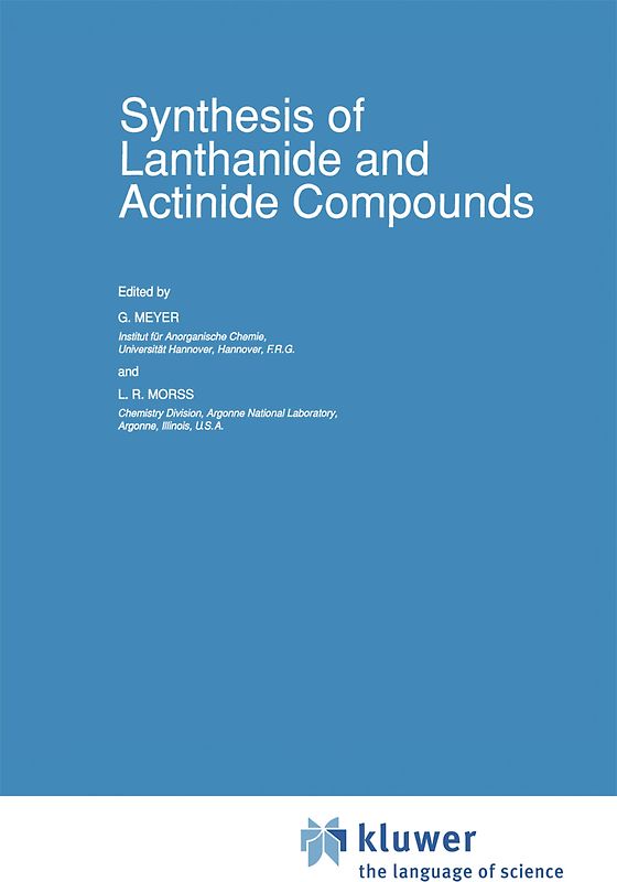 Synthesis of Lanthanide and Actinide Compounds