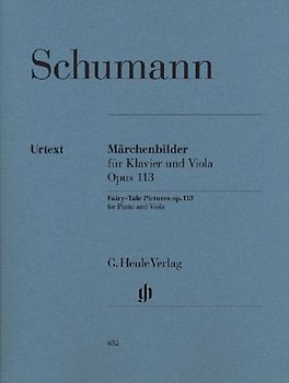 SCHUMANN - Cuentos de Hadas Op.113 "Marchenbilder" para Viola y Piano (Urtext) - SCHUMANN