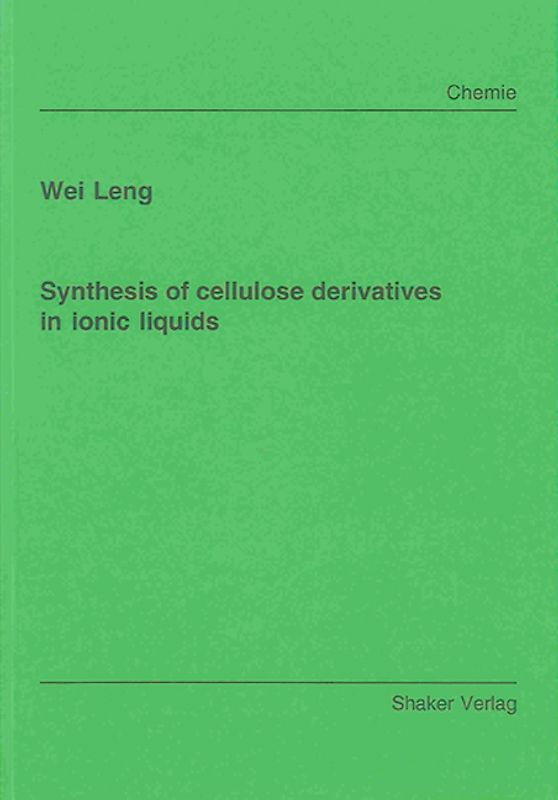 Synthesis of cellulose derivatives in ionic liquids