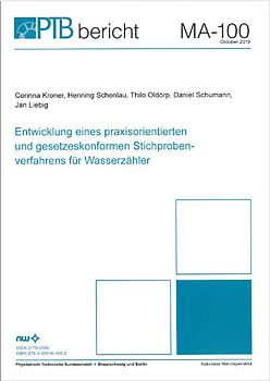 Eintwicklung eines praxisorientierten und gesetzeskonformen Stichprobenverfahrens für Wasserzähler