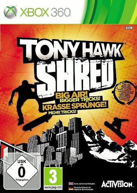 Tony Hawk SHRED Xbox 360