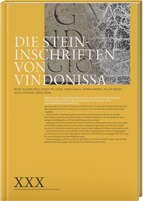 Die Steininschriften von Vindonissa