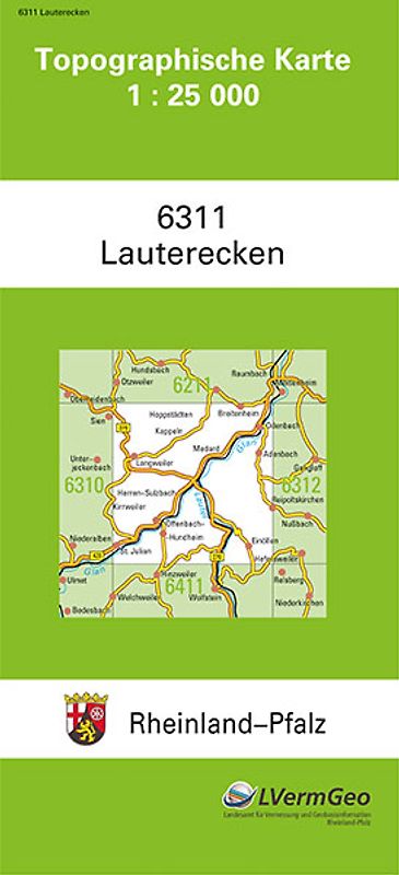 TK25 6311 Lauterecken