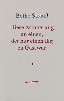 Diese Erinnerung an einen, der nur einen Tag zu Gast war