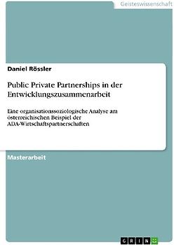 Public Private Partnerships in der Entwicklungszusammenarbeit