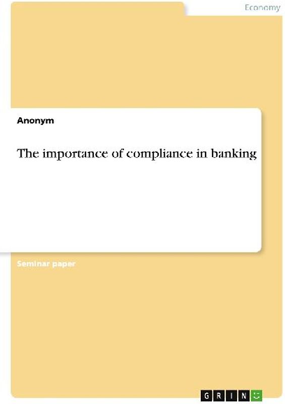 The importance of compliance in banking