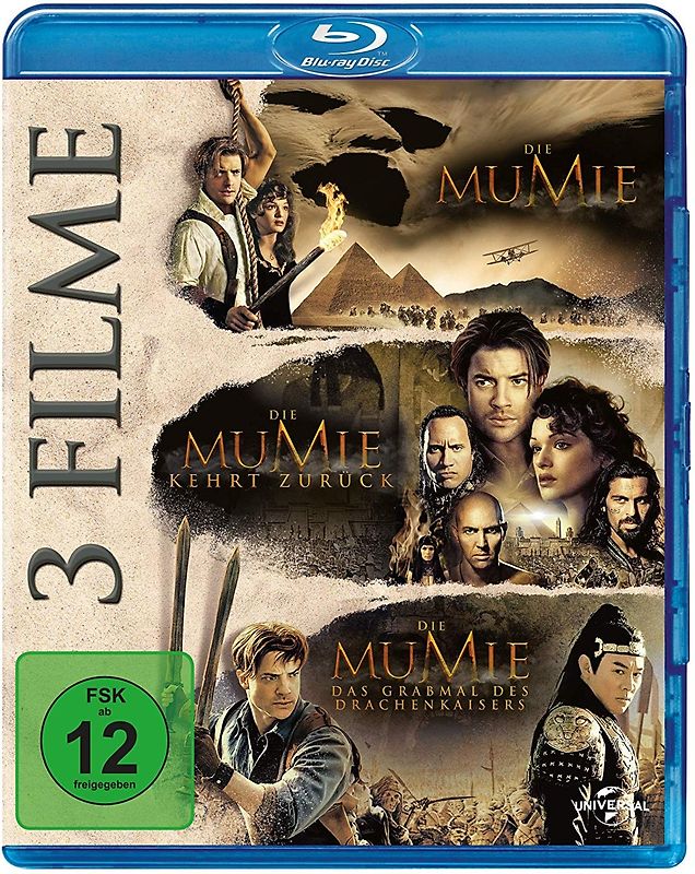 Die Mumie / Die Mumie kehrt zurück / Die Mumie: Das Grabmal des Drachenkaisers Blu-ray Disc