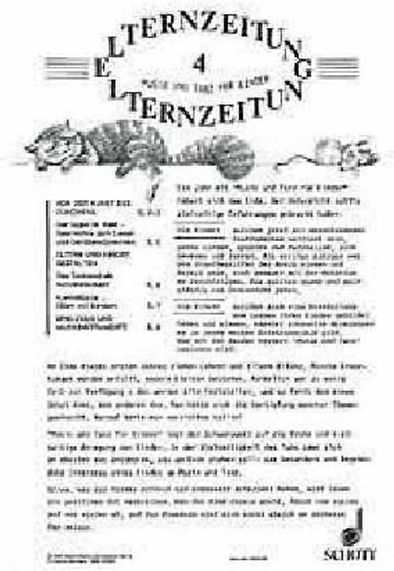 Die Tripptrappmaus. (2. Halbjahr). Elternzeitung.