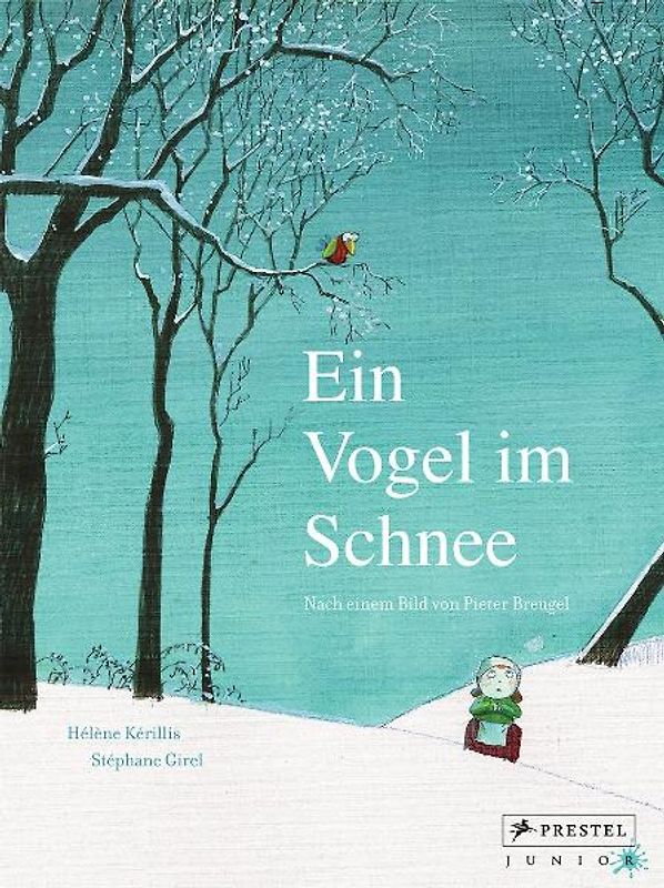 Ein Vogel im Schnee