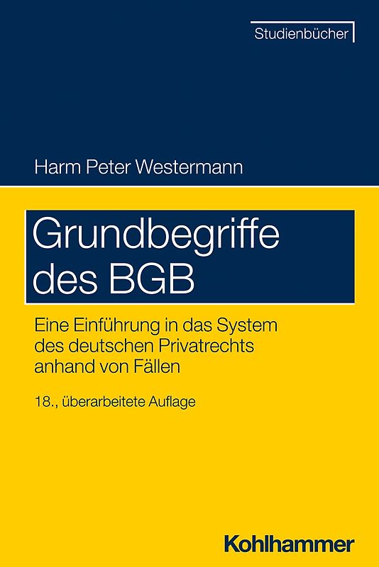Grundbegriffe des BGB