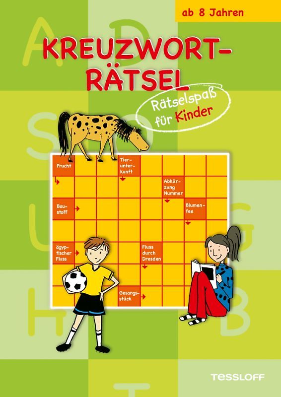 Kreuzworträtsel ab 8 Jahren (Grün)