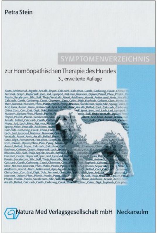Symptomenverzeichnis zur Homöopathischen Therapie des Hundes