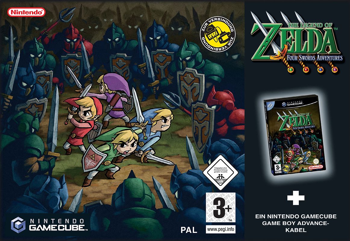 The Legend of Zelda - Four Swords [inkl. GBA-Kabel] Nintendo GameCube