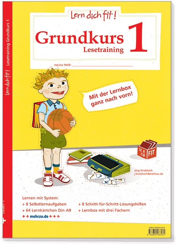 Lern dich fit!-Lesetraining. Grundkurs 1: Wörter erkennen, Wörter aufbauen, Blickspanne erweitern und Informationen ermitteln