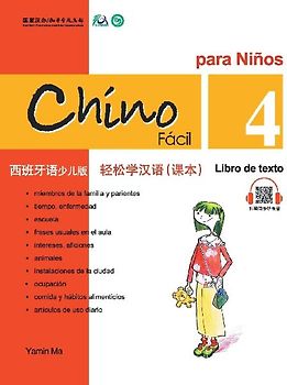 Chino Facil Para Ninos (4) Libro de texto (Spanish - simplified character Edition) 轻松学汉语（西班牙语简体少儿版）课本四QR Code