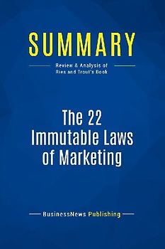 Summary: The 22 Immutable Laws of Marketing